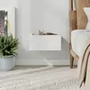 HANAH HOME Noćni stočić Onda White Hrast v2