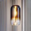 Artemide Gople viseča svetilka, modra/črna - Dnevna soba/jedilnica - Dizajn - Steklo