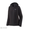 Ženska jakna s kapuco Patagonia Nano-Air Light Hybrid, črna (XL)