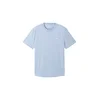 TOM TAILOR DENIM Majica golobje modra / bela