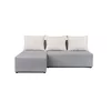 Grantex Line Ugaona garnitura Lena V, 130x190cm, Siva