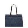 LEVIS Nakupovalna torba HERITAGE ALL DAY moder denim/temno rjava