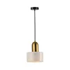 Luster na sajli MARBLE 1xE27/60W/230V zlatna/bela/mramorni dekor