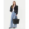 Tommy Hilfiger Ročna torba Th Emblem Tote AW0AW15178 Črna