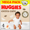 Huggies Pelene Extra Care Box, (4), 8-16kg, 76 komada
