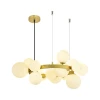 Brilagi - LED luster na sajli MILLA 15xG9/3W/230V zlatna/bela