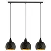 EGLO Roccaforte Visilica, E14, 3x40W, IP20, Crna-zlatna