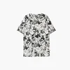 Cropp - Majica s printom preko cele površine - white