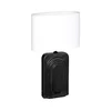 Atmosphera - Stona lampa MONIA 1xE14/60W/230V crna/bela