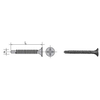 shumee Fosfatirani samorezni vijak 3,5*45 mm - 5 kosov - 516 3,9*45