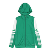 ADIDAS PERFORMANCE Športna jopa na zadrgo SQ25 zelena/bela