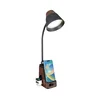 Immax 08999L - LED+CCT prigušiva stona lampa sa bežičnim Qi punjenjem IDEAL LED/8W/230V braon