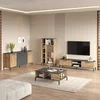 Hanah Home Set TV Komoda i klub sto Bež-Antracit