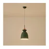 Luster na sajli SIMPLO 1xE27/15W/230V, zelena, prečnik 19,5 cm