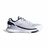 Moški škornji za padel adidas Crazyquick Lightstrike Padel Shoes Ftwr White/Silver Met./Dark Blue EUR 45 1/3
