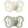 BIBS Couture Natural Rubber 1 duda Ivory/Sage 2 kos