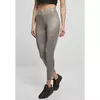 Womens asphalt leggings made of synthetic leather