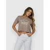 Salty Crew Even Keel Crop T-Shirt taupe