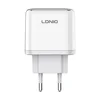 Kućni punjač LDNIO Q1415 GaN 45W Type-C na Type-C beli