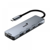 Genius UH-500 5-in-1 USB Hub srebrni