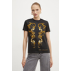 Versace Jeans Couture Majica rjava / zlato-rumena / črna / bela