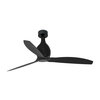 FARO 32030 - Plafonski ventilator MINI ETERFAN, crni, prečnik 128 cm + daljinski upravljač