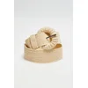 Marisse Beige Belt With Buckle