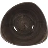 Churchill Stonecast Iron Black globok krožnik 23,5 cm, trikotni (12 kos)
