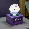 Epee Otroška digitalna budilka Gabby z nočno lučko