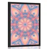 Plakat hipnotična Mandala - 30x45 black