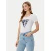 Guess Majica W5RI00 J1314 Bela Regular Fit