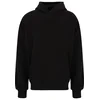 Mens Light Terry Hoody Sweatshirt - Black
