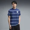 PUMA Manchester City ftblCulture Printed Tee Men, Clothing, Blue Jewel/Dewdrop, L