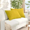 Jastučići za sofu 2 pcs Žuta 70 x 50 cm Kordura tekstil