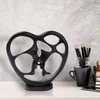 Aberto Design Dekorativna figura Love v2, 25 x 10 x 26 cm, Crna