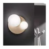 Ondaluce - Zidno svetlo TONDO 1xE14/10W/230V + 1xE27/15W zlatno/belo
