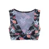 KangaROOS Bikini zgornji del  svetlo modra / svetlo oranžna / temno roza / črna