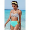 VENICE BEACH Športen bikini zgornji del, bela