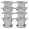 Okrugle noge za kauč 8 kom kromirane 60 mm