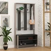 Hanah Home Cipelarnik 90x180x36cm Antracit-Krem