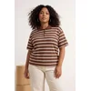 Trendyol Curve Ženska bluza Tbbss26Af00120, Braon