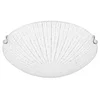SHELL PLAFONSKA LAMPA E27 IP20/KROM & BIJELA