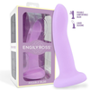 Engily Ross Dildox Posable Dildo Liquid Silicone Purple 17cm