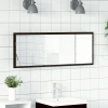LED kupaonsko ogledalo Zidne Crni hrast 100 x 8,5 x 37 cm Stakl
