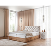 Boxspring postelja Wood-10 - 160x200 cm