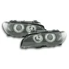 OEM Kristalni farovi Angel Eyes BMW E46 Coupe (03-06), Crni