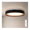Brilagi - LED plafonsko svetlo WALDO, prigušiva, LED/48W/230V prečnik 40 cm crna/zlatna+daljinski upravljač