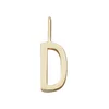 Pozlačeni srebrni obesek Design Letters