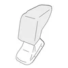 Armrest Peugeot 208 2012-2019 (adapter only)