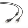 Gembird Gembird USB 2.0 A M/FM kabel, 1.8m, črn